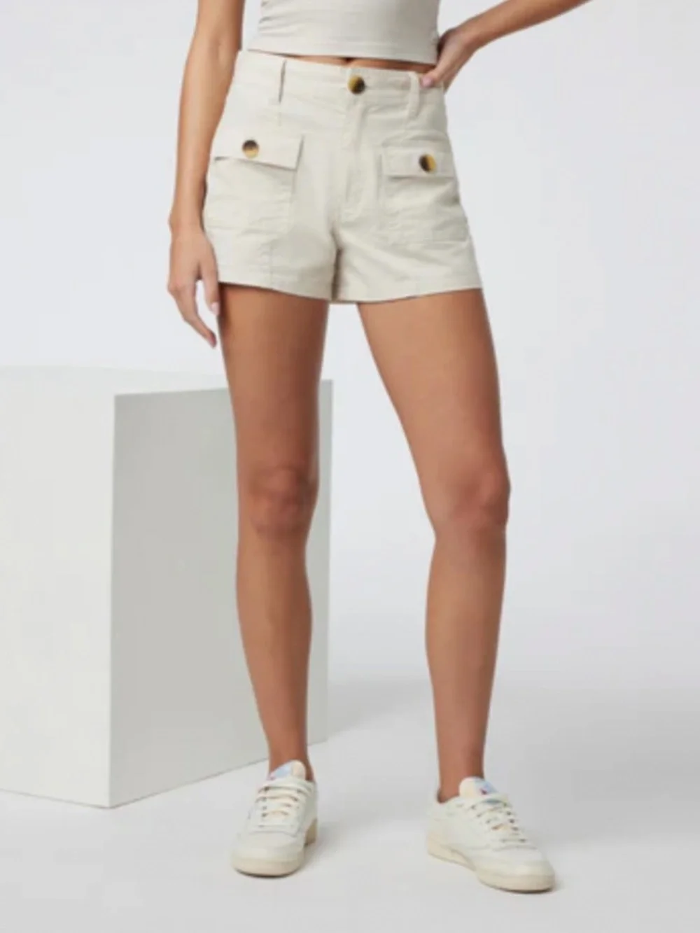 Vuori Vintage Ripstop Cargo Shorts XS Milkweed Hike Lounge Walk Casual